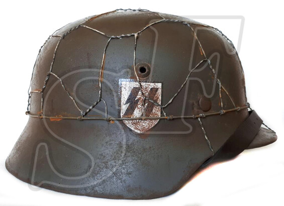German helmet M35 Waffen SS (Restoration)