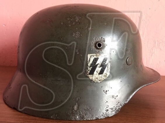 German helmet M35 from Demyansk Pocket