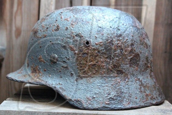 German helmet M35 from Tver region