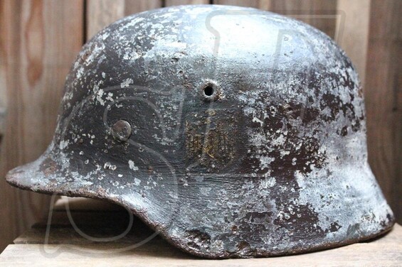 German helmet M40 from Karelia