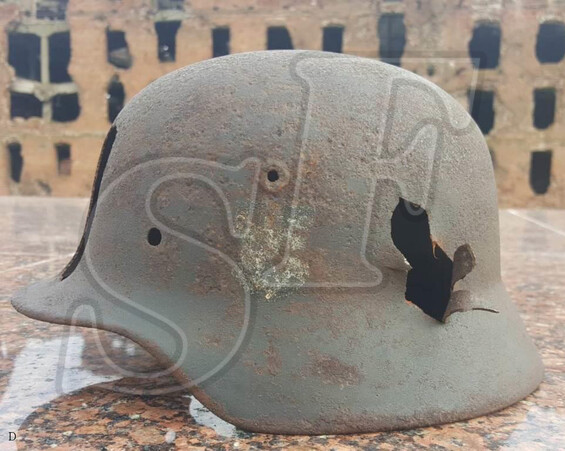 Steel helmet M35 from village "Vertyachiy"