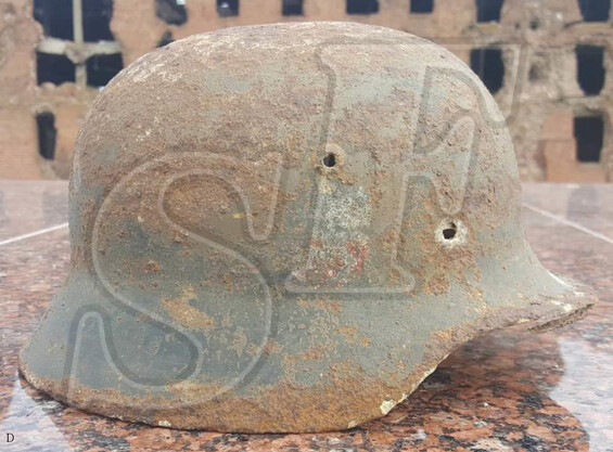 German helmet M35 / Stalingrad region