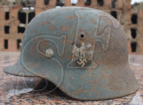 German helmet M35 / Stalingrad region