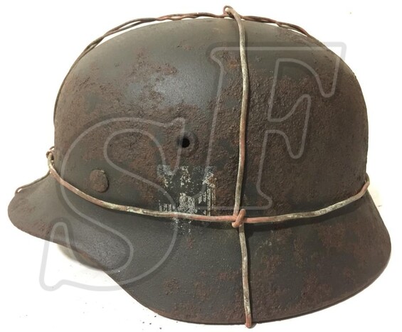 German helmet M40 / Stalingrad region