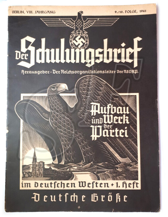 Magazine Der Schulungsbrief, 1941