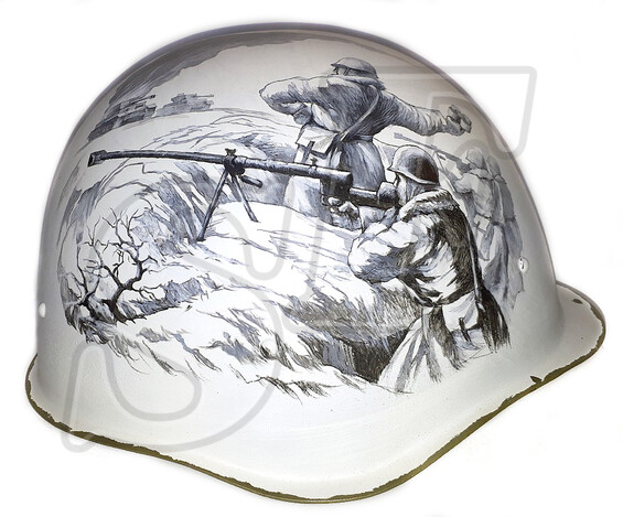 Soviet helmet SSh-40 / Restoration