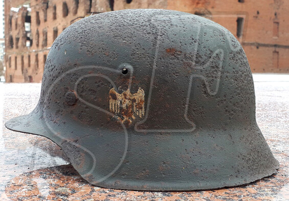 German helmet М42 / from Koenigsberg