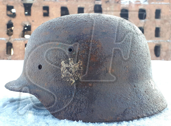 Helmet M40, Wehrmacht / from Kursk