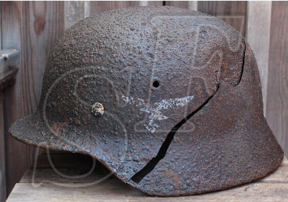 Helmet M40, Luftwaffe / from Stalingrad