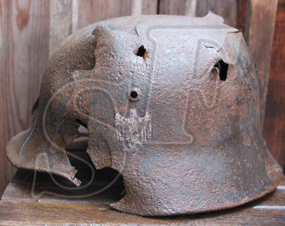 Helmet M35, Wehrmacht / from Stalingrad