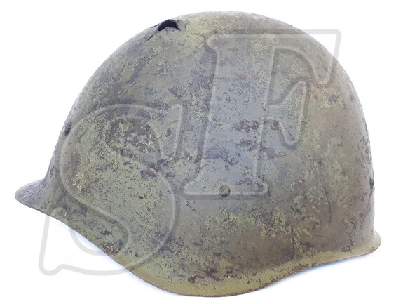 Soviet helmet SSh40 / from Demyansk Pocket
