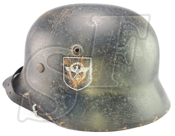 Helmet M35, Ordnungspolizei / Restoration