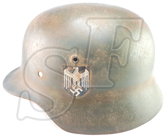 Helmet M35, Wehrmacht / Restoration