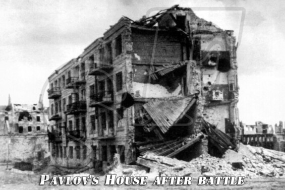 Pavlov's House after battle