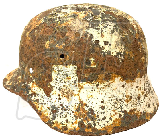 Winter camo helmet М35 / from Stalingrad