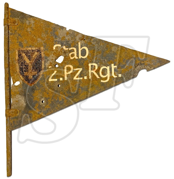 Road signpost of 16th Panzer Division (Wehrmacht) / from Stalingrad