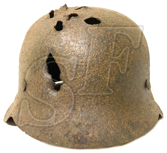 German helmet M42 295th infantry division