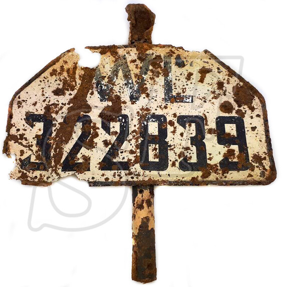 License plate / from Stalingrad