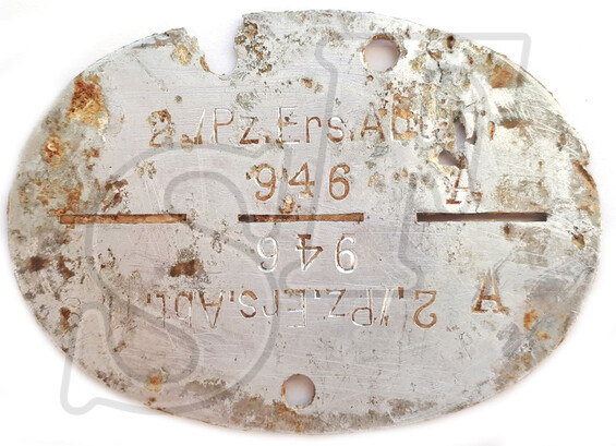 Dogtag 2./Pz.Ers.Abt / from Stalingrad