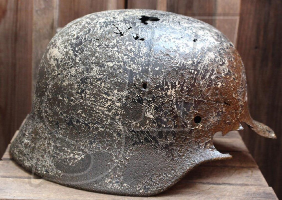 Luftwaffe helmet M40 / from Velikiye Luki