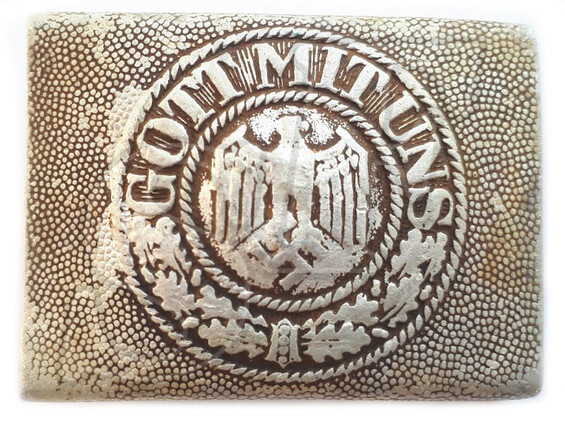 Wehrmacht buckle "Gott mit Uns" / from Kursk