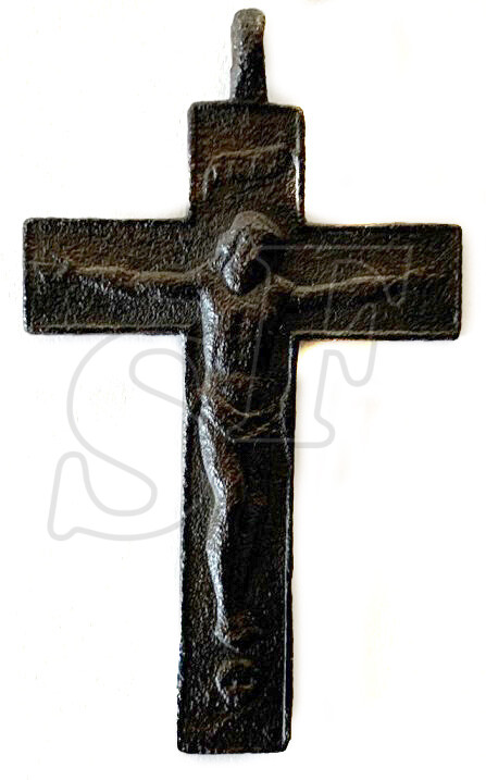 German soldier's bronze catholic cross