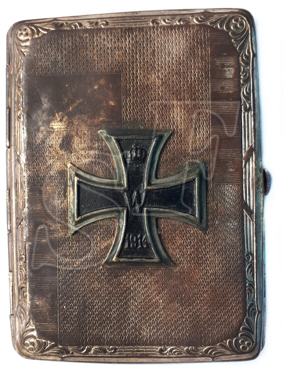 Cigarette case, World War I