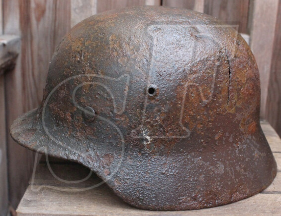 Wehrmacht helmet M35 / from Vyazma