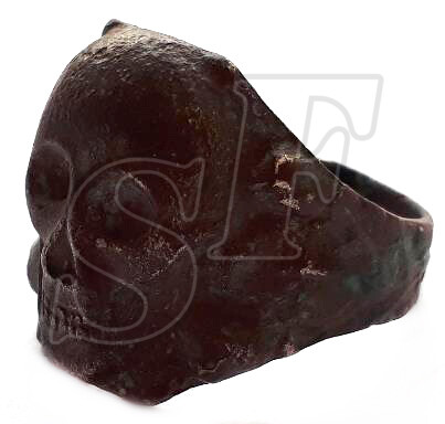 German WWII skull ring / from Stalingrad