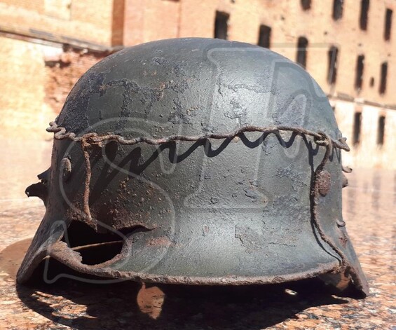 Steel helmet М35 from village Gorkovsky