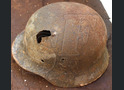 German helmet M40 from Pskov region