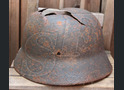 Wehrmacht helmet М35 DD / from Velikiye Luki