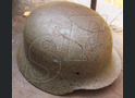 German helmet M35 / from Velikiye Luki
