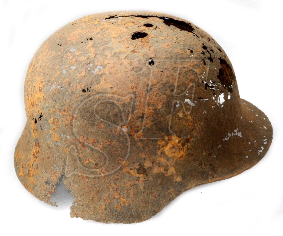 German helmet M40 from village Olovka