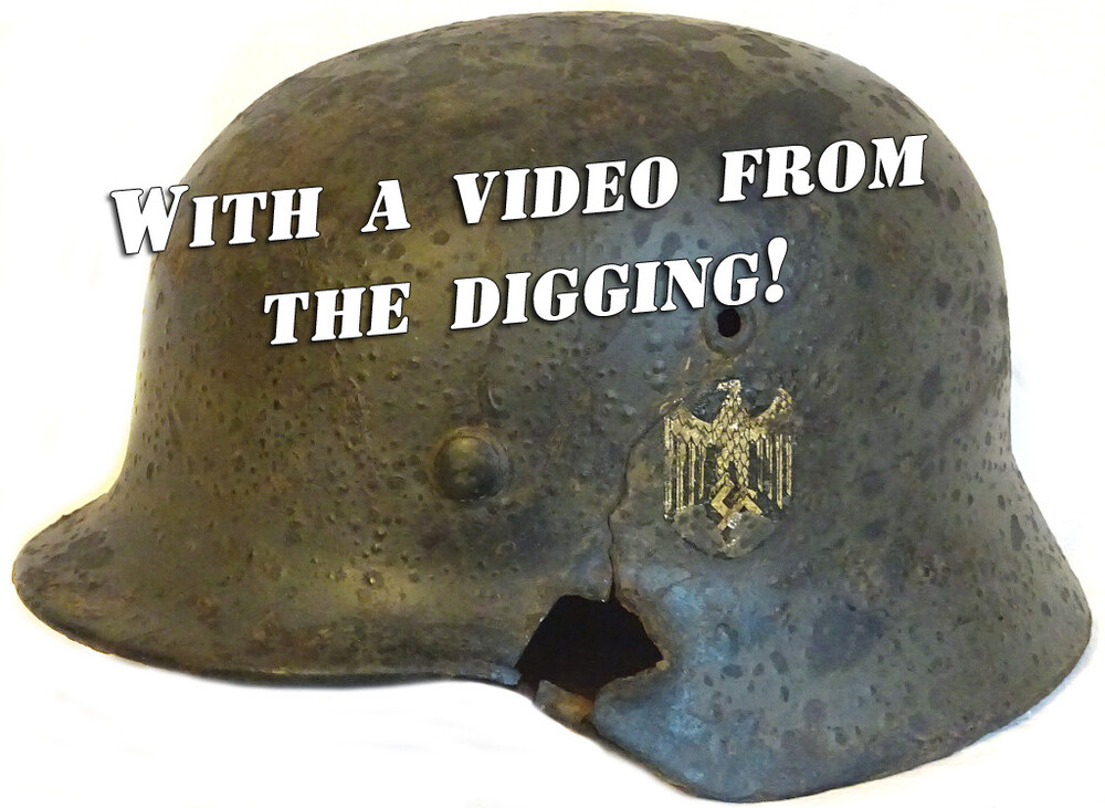 Wehrmacht helmet M40 / from Leningrad