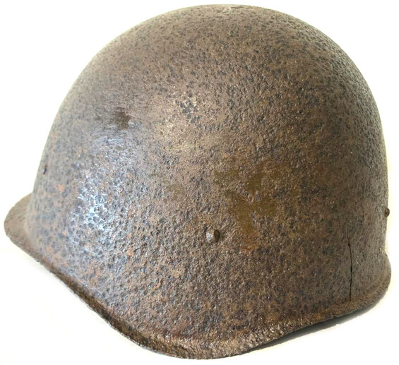 Soviet helmet SSh-40 / from Stalingrad