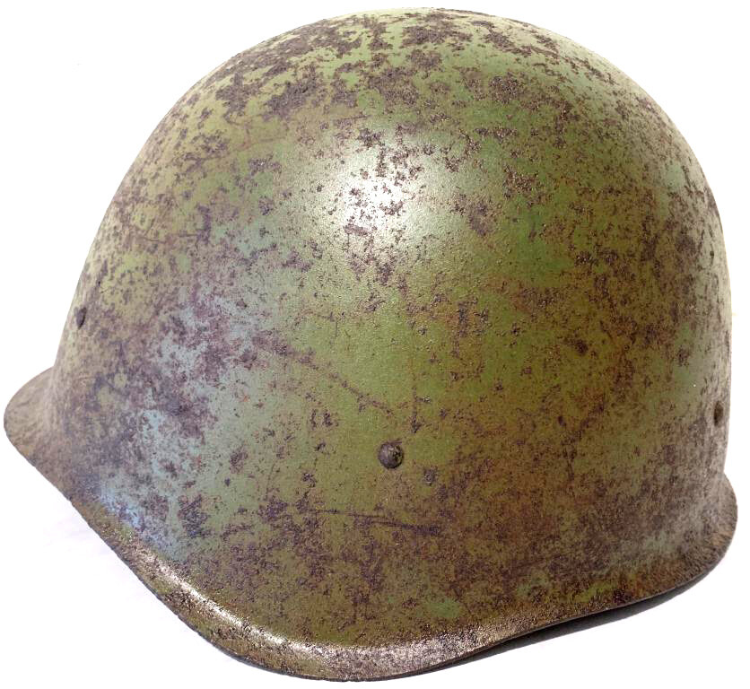 Soviet helmet SSh40 / from Stalingrad
