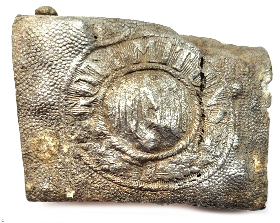 Wehrmacht belt buckle / from Stalingrad