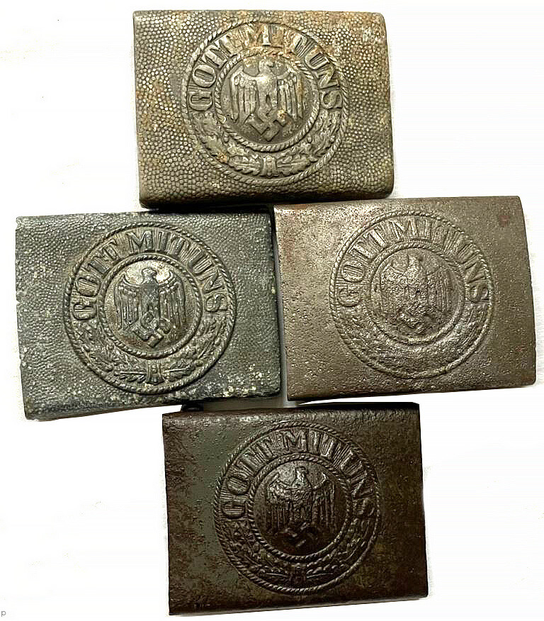 Set of Wehrmacht belt buckles / from Stalingrad