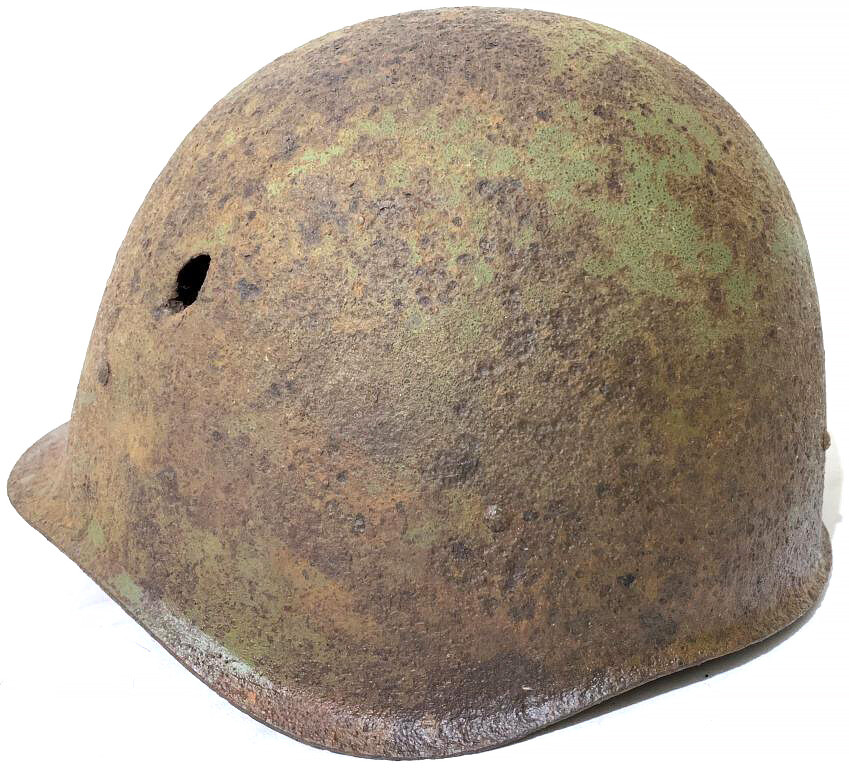Soviet helmet SSh40 / from Stalingrad
