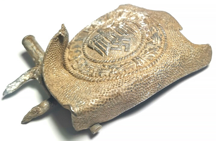 Wehrmacht belt buckle "Gott mit Uns" / from Stalingrad