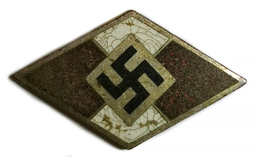 Hitler Jugend membership badge / from Insterburg