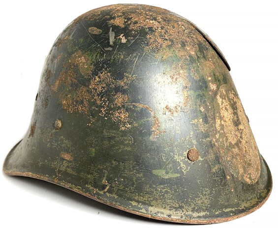 Romanian helmet / from Stalingrad