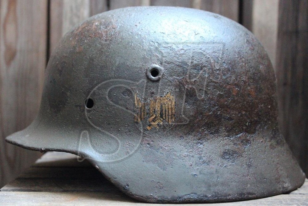 German helmet М40 from Smolensk region