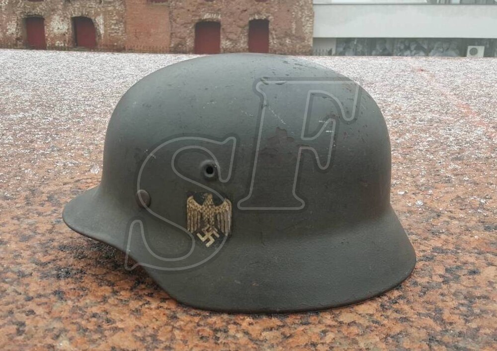 Steel helmet M40 from Stalingrad