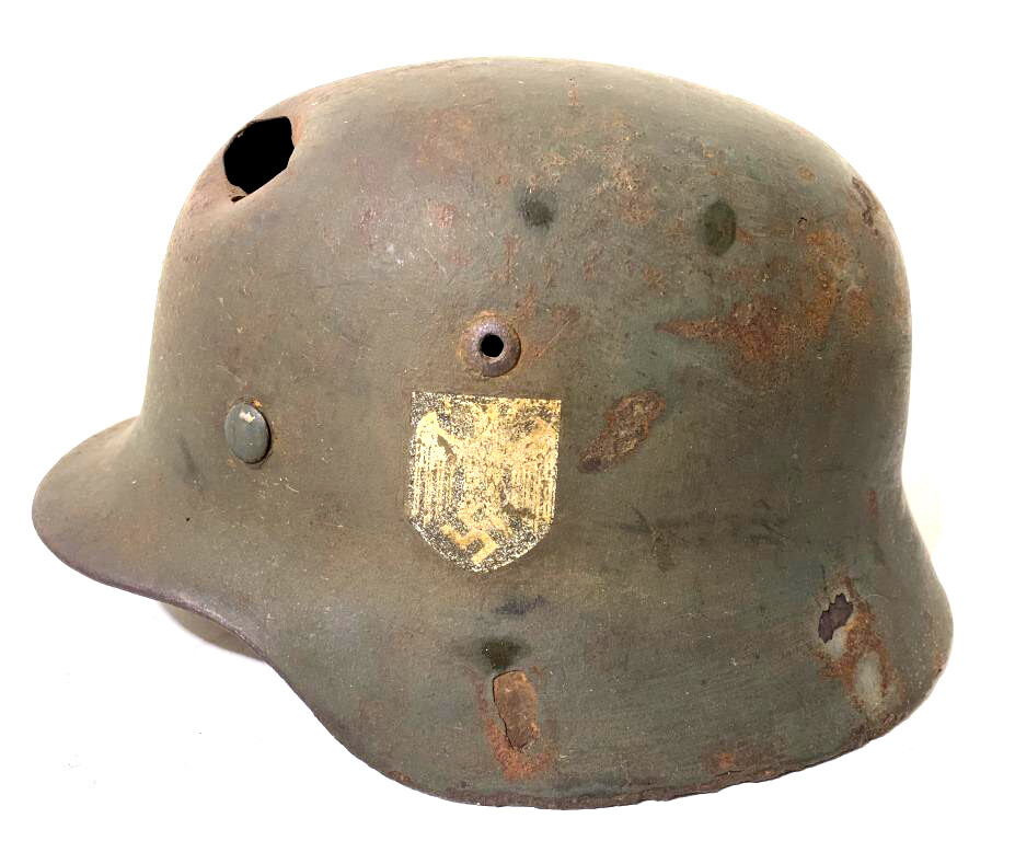 German helmet M35 / from Staraya Russa