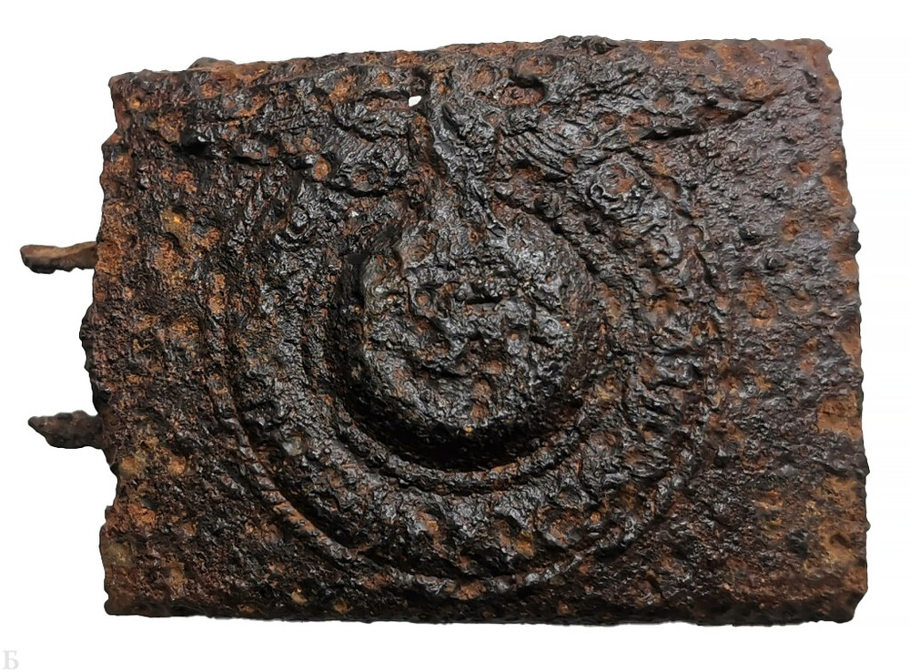 Iron Belt buckle Waffen SS “Meine Ehre heißt Treue” / from Pskov