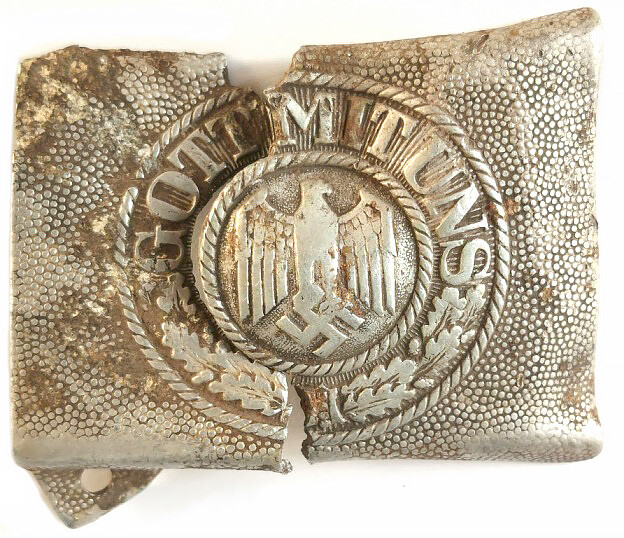 Wehrmacht belt buckle “Gott mit Uns” / from Stalingrad