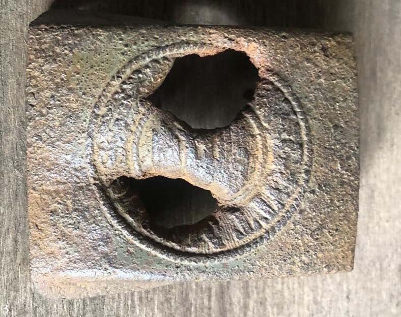 Iron Wehrmacht belt buckle “Gott mit Uns” / from Podberez