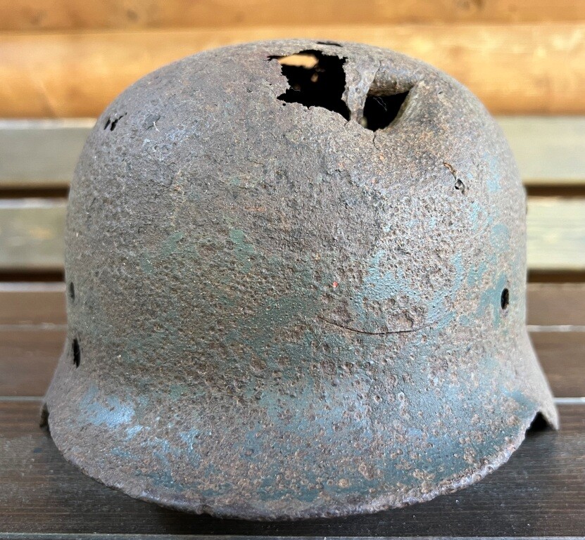 German helmet M35 / from Novgorod